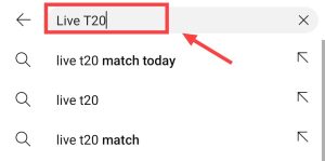 search live t20