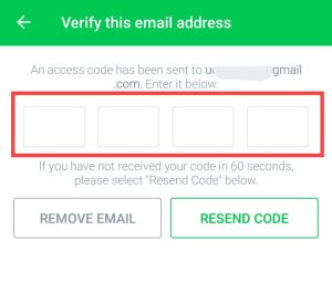 verify email