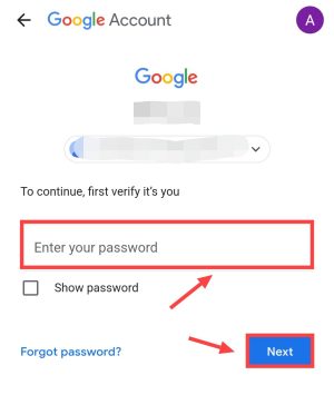 Verify your account 